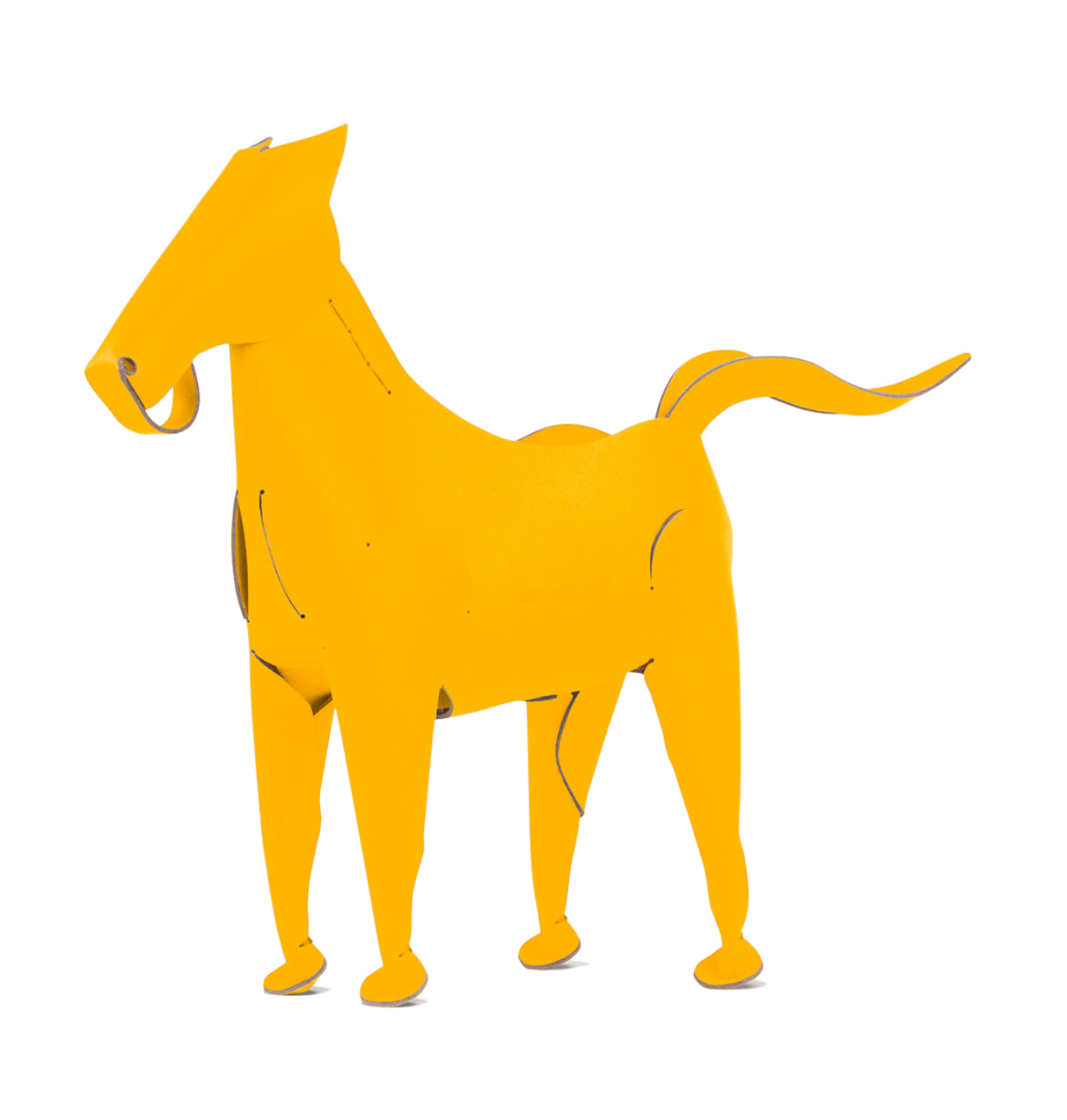Pot à crayons | Cheval en cuir