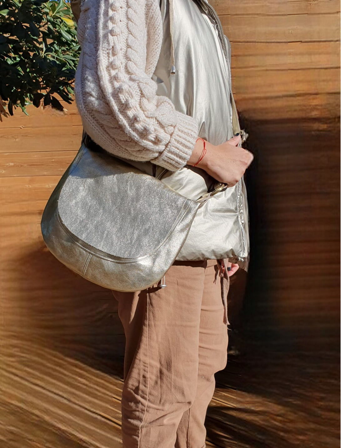 Sac bandoulière | Besace Grainée